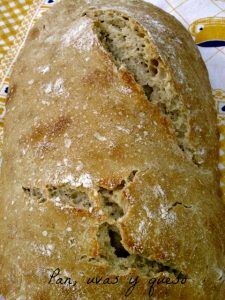 pan frances - pan uvas y queso