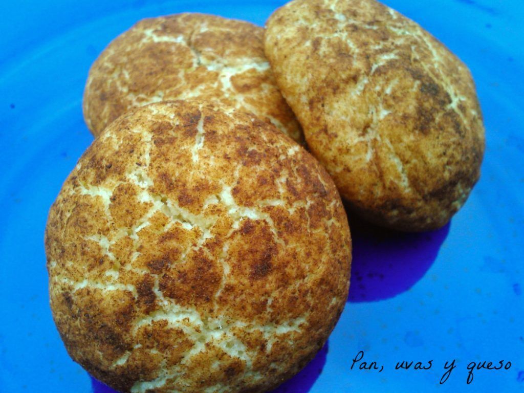 galletas de canela - pan uvas y queso 