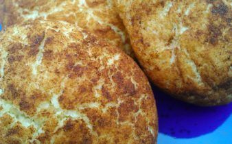 galletas de canela - pan uvas y queso