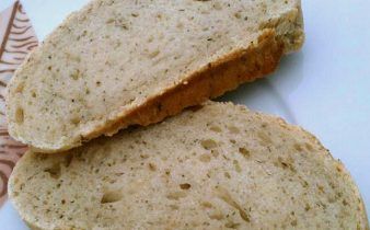 pan con eneldo - pan uvas y queso