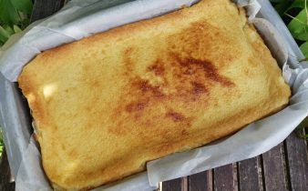 quesada en thermomix - pan uvas y queso