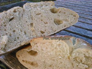 pan de campo - pan uvas y queso