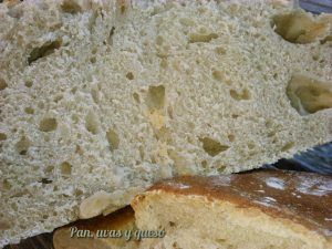 pan de campo - pan uvas y queso