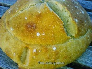 pan de campo - pan uvas y queso
