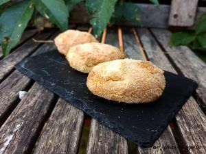 croquetas patata - pan uvas y queso