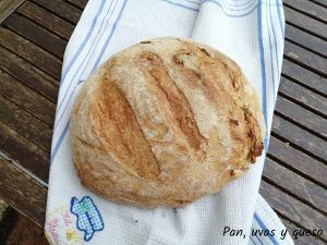 pan de queso de cabra - pan uvas y queso