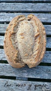 pan de escanda - pan uvas y queso