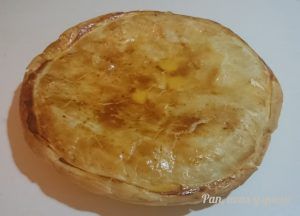 pizza parigina - pan uvas y queso