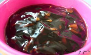salsa teriyaki - pan uvas y queso