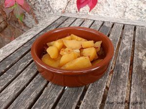 ajoharina jaen - pan uvas y queso