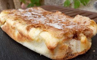 bica blanca de laza thermomix - pan, uvas y queso