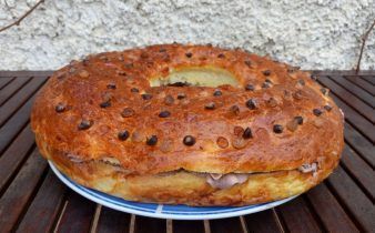 roscon de reyes thermomix - pan uvas y queso - p