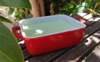 salsa tzatziki en thermomix - pan uvas y queso