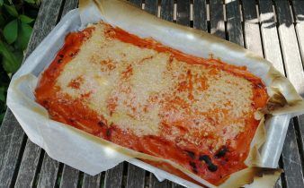 canelones de pollo en thermomix - pan uvas y queso