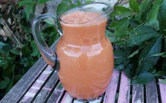 gazpacho thermomix - pan uvas y queso