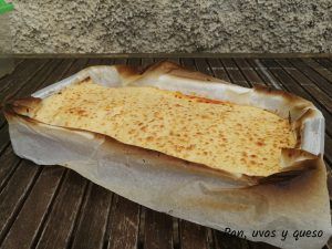 lasaña de bacalao thermomix - pan uvas y queso