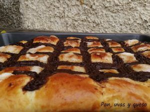 larpeira chocolate thermomix - pan uvas y queso