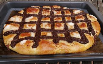 larpeira chocolate thermomix - pan uvas y queso
