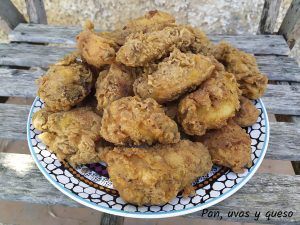 pollo kfc - pan uvas y queso