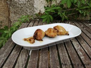 pollo al jengibre crockpot - pan uvas y queso