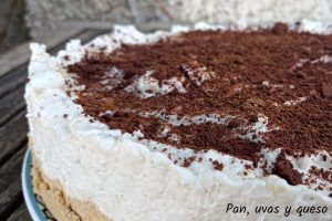 tarta de queso y chocolate thermomix - pan uvas y queso
