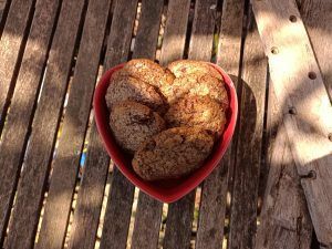 cookies chocolate nueces - pan uvas y queso